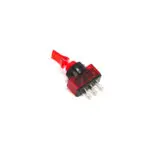 Switch Toggle Small Red  w Light   A131016-40