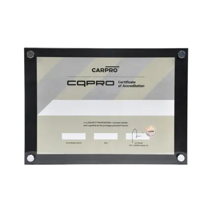 CQP certificate frame