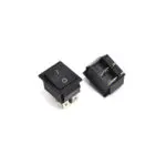 Switch Square 31 87mm X 25 18mm Black   KCD4-003