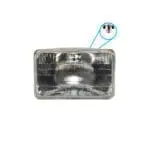 Sealed Beam Rectangular 4 2 x6 5  12V 100 75W 3Pin HASAKI
