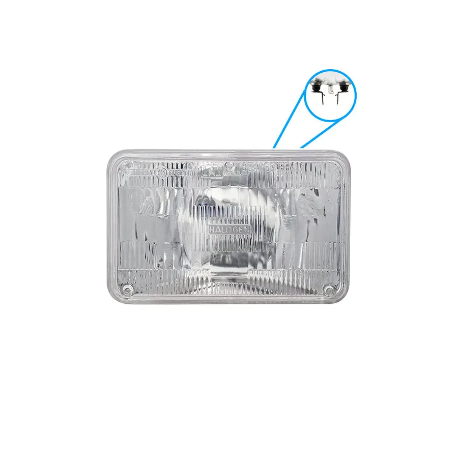 Sealed Beam Rectangular 4 2 x6 5 12V 50W 2Pin Halogen GE H4651 Sealed Beam Rectangular 4 2 x6 5 12V 50W 2Pin Halogen GE H4651