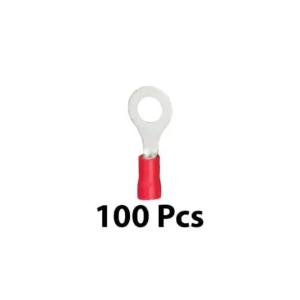 Terminal Red Hole 2BA 100Pcs