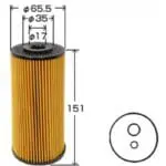 Oil Filter Isuzu Elf  NPR  NKR  NLR  NHR  NMR  NJR  Mazda Titan 4JJ1 Eng 5-10 Ton  Cartridge   OEM