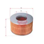 Air Filter Kia Pregio N/M A-1157 Sakura