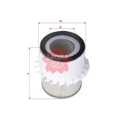 Air Filter Mitsubishi L200 Diesel  AS-1034 Sakura