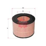 Air Filter Toyota Crown '83-'87 LS12#, Hilux '83-'01 LN/YN6#/8#/9#/10#/11#/13# 2L, 3L, 3Y A-1118 Sakura