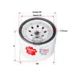 Oil Filter Isuzu 3 6 NPR Truck  C-1504 Sakura