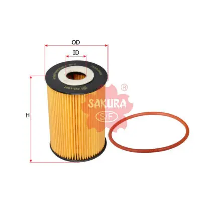 Oil Filter Nissan Navara ZD30  D22  E25  QD32  Y61  EO-1801 Sakura