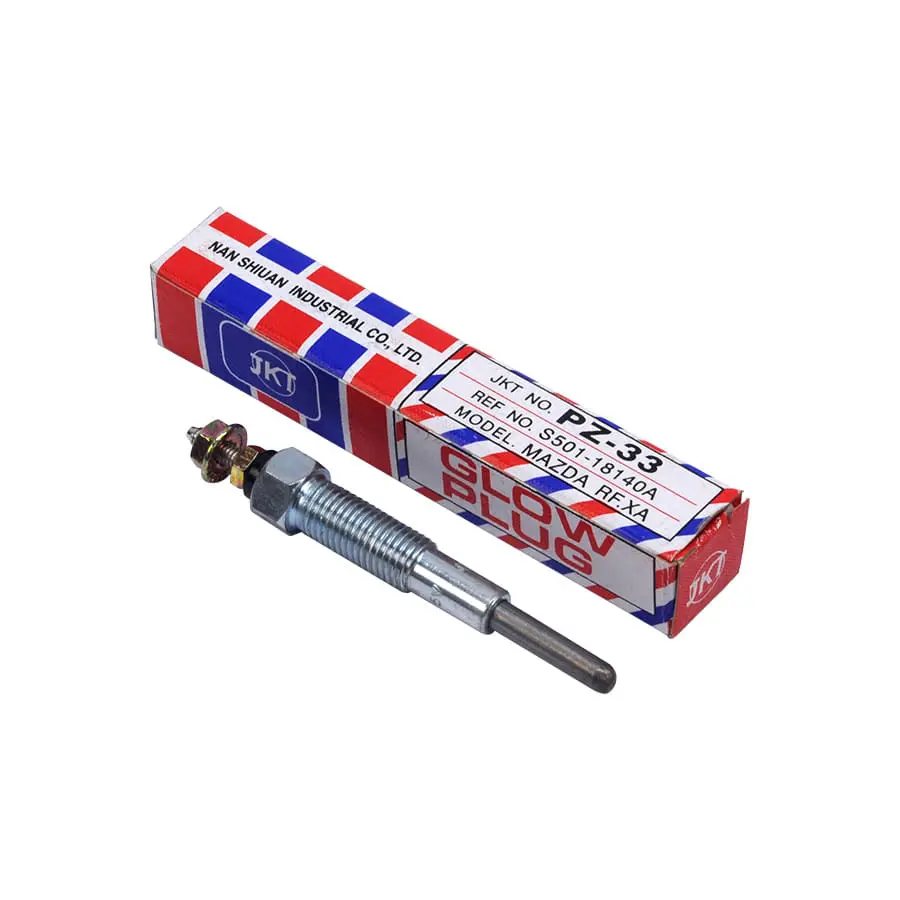 Glow Plug Mazda Capella, E- Series, 626 II, Bongo, T3500 R2, RF, XA Eng. Ford Econovan K2700 S501-18140A JKT Glow Plug Mazda Capella, E- Series, 626 II, Bongo, T3500 R2, RF, XA Eng. Ford Econovan K2700 S501-18140A JKT