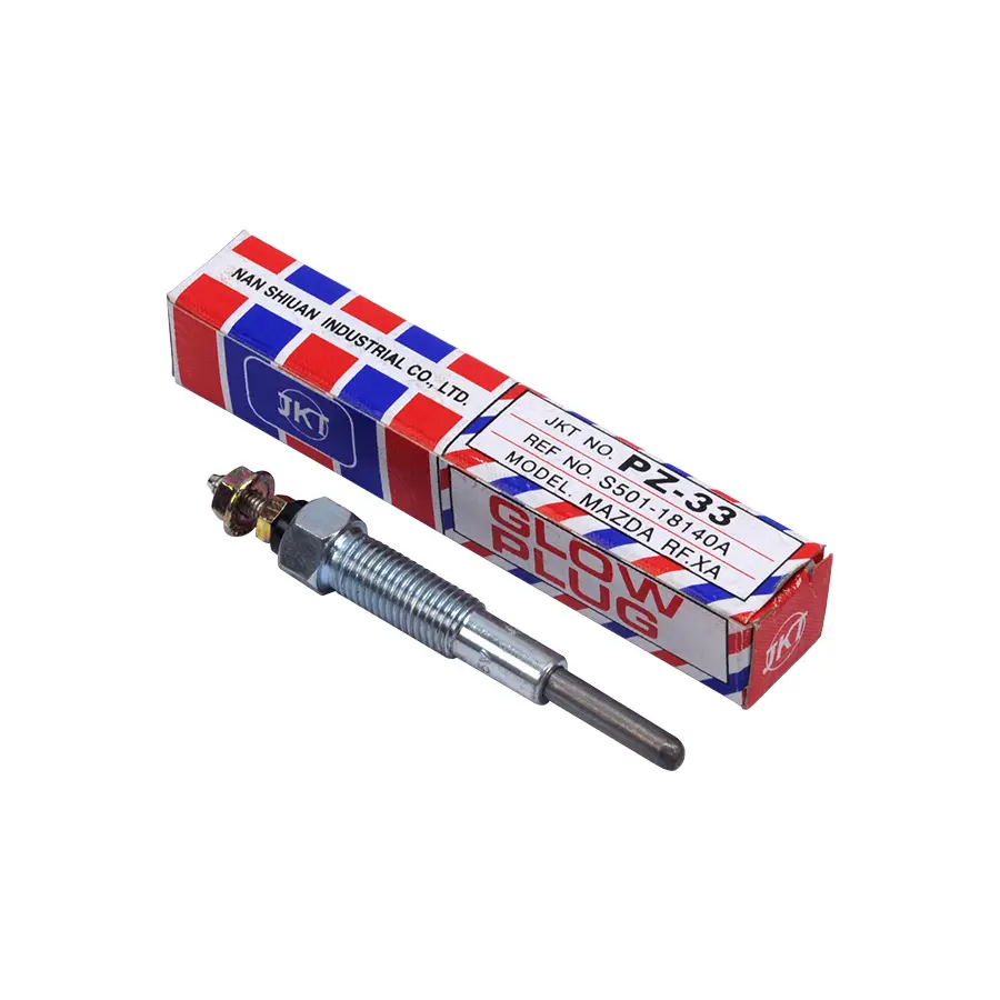 Glow Plug Mazda Capella, E- Series, 626 II, Bongo, T3500 R2, RF, XA Eng. Ford Econovan K2700 S501-18140A JKT Glow Plug Mazda Capella, E- Series, 626 II, Bongo, T3500 R2, RF, XA Eng. Ford Econovan K2700 S501-18140A JKT