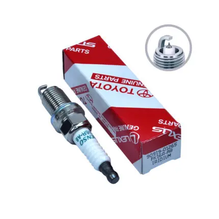 Spark Plug Toyota Genuine 90919-01265 (FK16R-A8) IRIDIUM- Toyota 1NZ-FXE (Hybrid),8NR Eng Single Electrode
