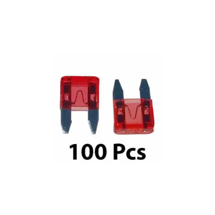 Fuse Mini Blade 10 Amps 100 Pcs YW-M10A