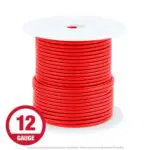 Wire Per Foot 12 Gauge Red (B&B)