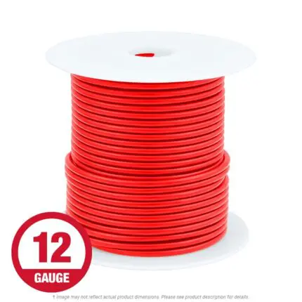 Wire Per Foot 12 Gauge Red (B&B)