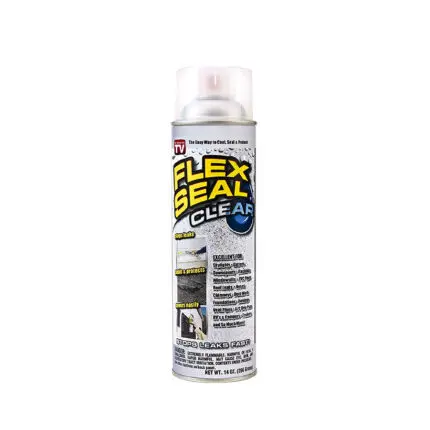 Adhesive Flex Seal Spray on Clear 14oz