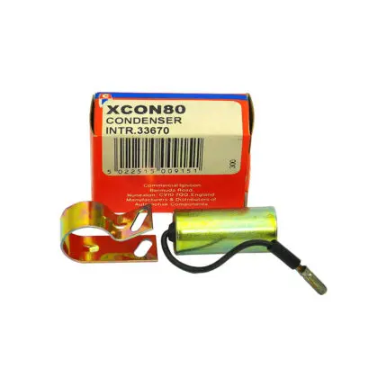 Condenser Renault 12, Peugeot, Nissan (Ducellier Type), XCON80 Commercial Ignition