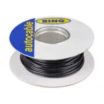 Wire Per Foot 12 Gauge (44/0.30mm) Single Core 28 AMP Black, RC0128B Ring