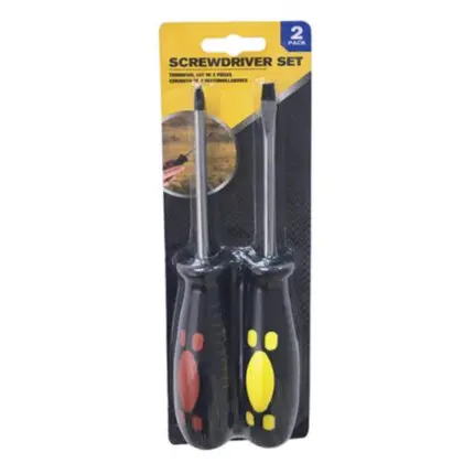 SCREWDRIVER 2PC SET HT0004
