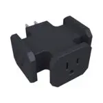 STANLEY TRIANGLE POWER ADAPTER BLACK (3 OUTLET)
