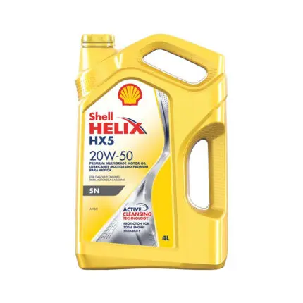 Oil Shell Helix HX5 SAE 20W50 Gallon Gasoline