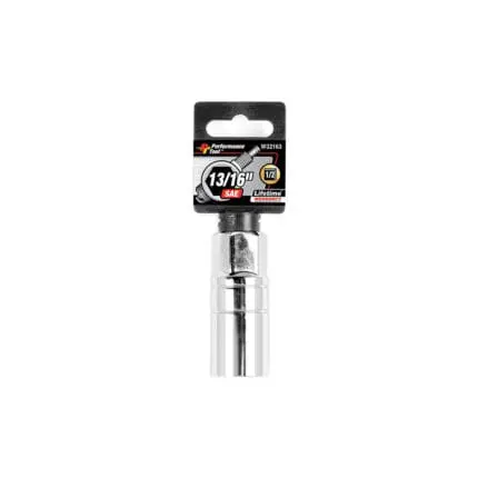 Socket 1/2" Drive 13/16" Spark Plug Socket W32163 Performance Tools