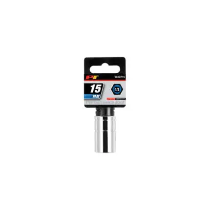 Socket 1/2" Drive 15mm Short W32215 Performance Tools