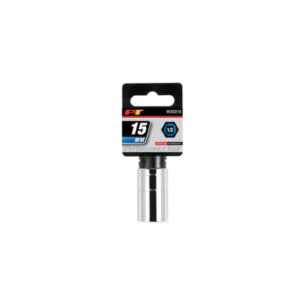 Socket 1/2" Drive 15mm Short W32215 Performance Tools