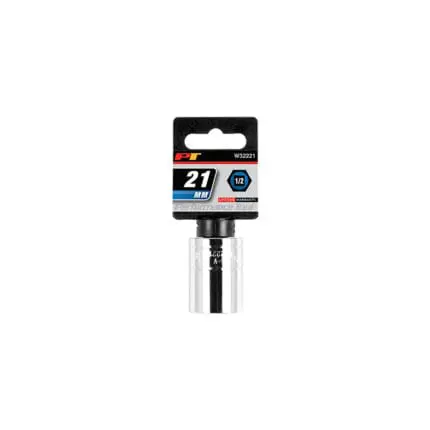 Socket 1/2" Drive 21mm Short W32221 Performance Tools