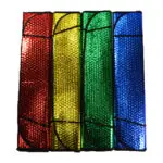 WINDSCREEN SUNSHADE 130X60CM 4 ASST METALLIC-20011531