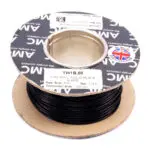 Wire Reel 18 Gauge (32/0.20mm) Single Core 8 AMP 50m(164ft) Black, RC0108B | TW1B.50 AMC