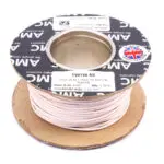 Wire Reel 18 Gauge (32/0.20mm) Single Core 8 AMP 50m(164ft) White, RC0108W | TW1W.50 AMC