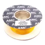 Wire Reel 18 Gauge (32/0.20mm) Single Core 8 AMP 50m(164ft) Yellow, RC0108Y | TW1Y.50 AMC