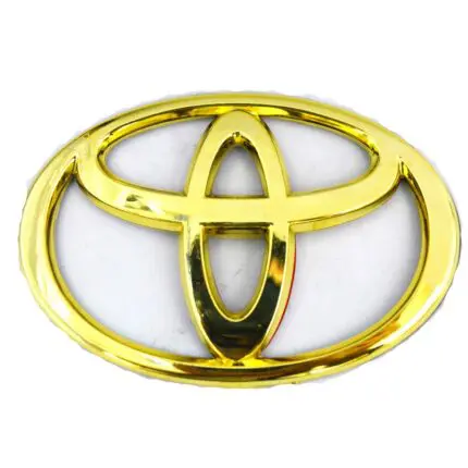 Self Adhesive Badge- Toyota Gold Top Racing
