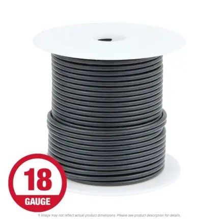 Wire Per Foot 18 Gauge Black