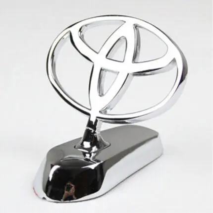 Self Adhesive Hood Ornament Toyota Chrome FW Racing