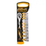 12 pcs 3/8" Drive Ratchet Handle With Socket Set 15151