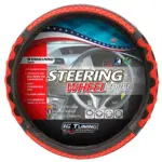 Steering wheel Cover Waves Red IGT KOKO-10