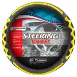 Steering wheel Cover Waves Yellow IGT KOKO-15