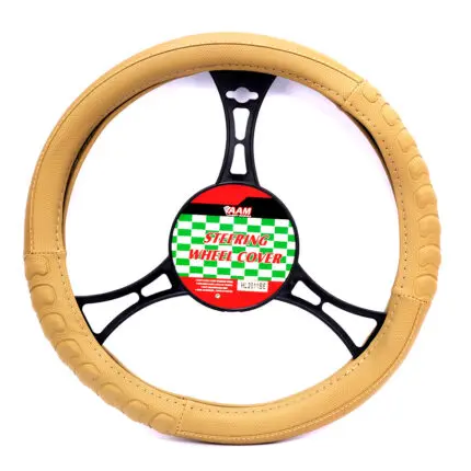 Steering Wheel Cover Beige