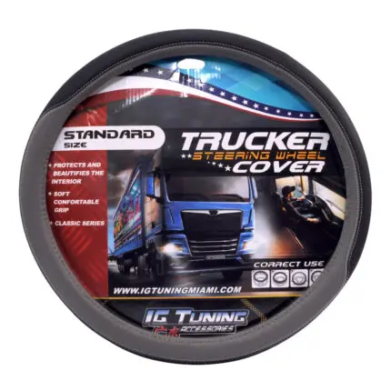 Steering Wheel Cover Truck 18 inch Gray IGT WI-TRUCK-45GR