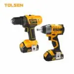 Drill and Impact Gun Combo LI-ION 20V Tolsen