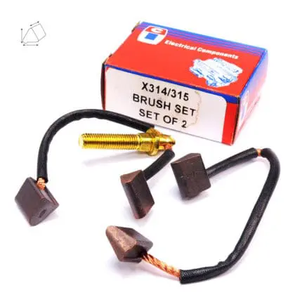 Carbon Brushes 8.5x14x12/11mm Lucas, X314/315 CI