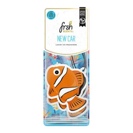 Frsh Scents Air Freshener Card New Car - FISH VO803