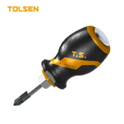 Screwdriver Stubby Magnetic CR-V PH2x38mm Tolsen 20140