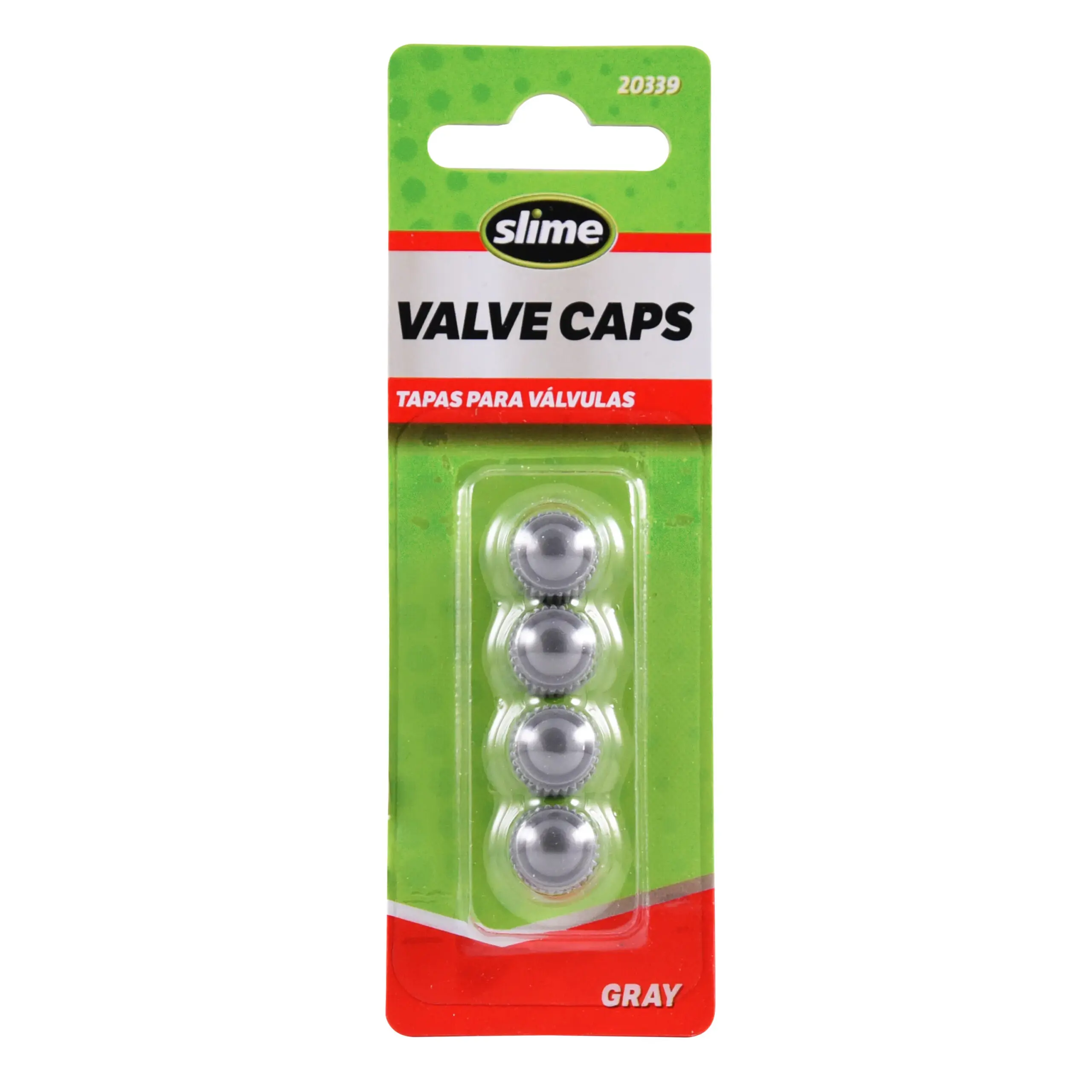 Slime Tire Valve Caps Gray 20339 Slime Tire Valve Caps Gray 20339