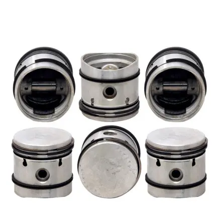 Pistons and Rings Bedford 214 Gas 6Cyl., 85.725mm SET OF 6 19231 AE-+.060"/1.50mm