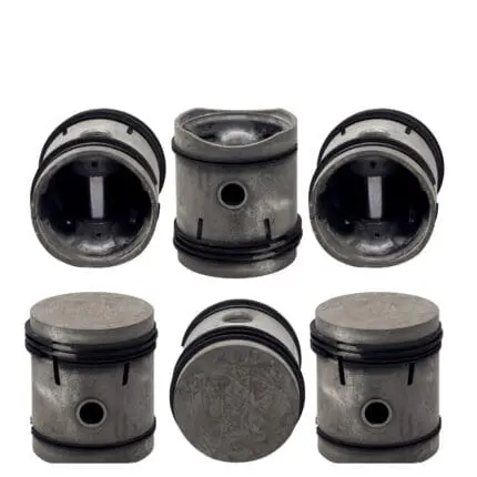 Pistons and Rings Bedford 300 6Cyl., 98.4mm SET OF 6, 13492 AE -+.060"/1.50mm