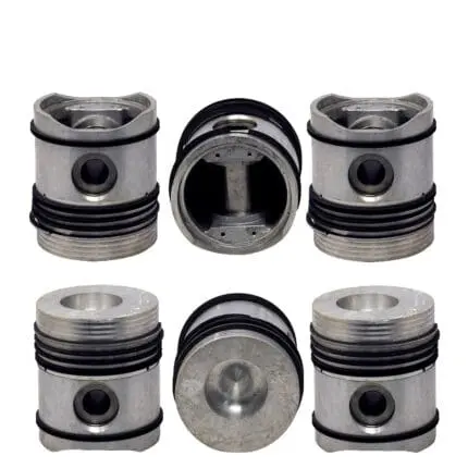 Pistons and Rings Bedford 381, 104.775mm SET OF 6, 350022 AE -+.040"/1.00mm