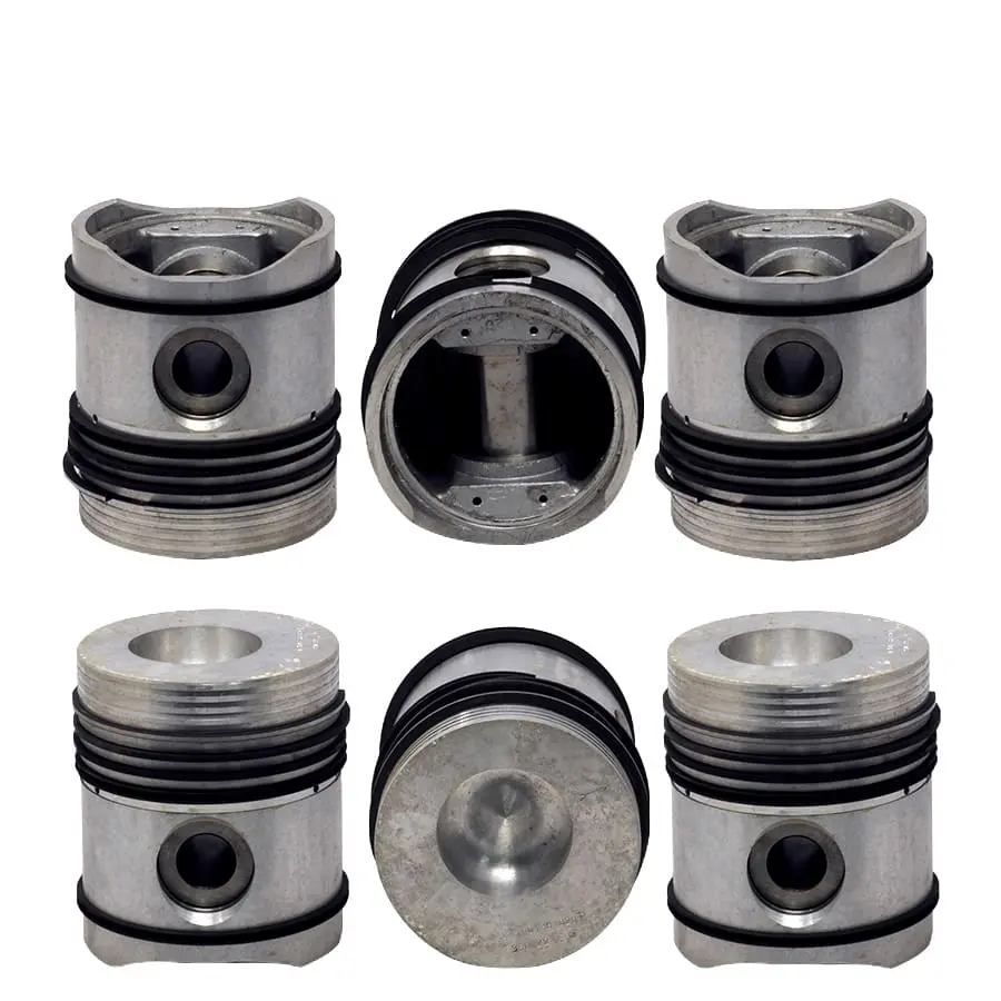 Pistons and Rings Bedford 381, 104.775mm SET OF 6, 350022 AE - STD Pistons and Rings Bedford 381, 104.775mm SET OF 6, 350022 AE - STD