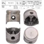 Pistons Toyota Cressida RX60, 21R Eng., 84mm SET OF 4, 13101-37030 Toto - STD